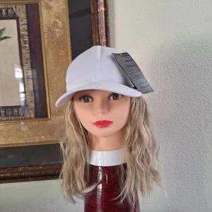 Stylish White Wig  Cap